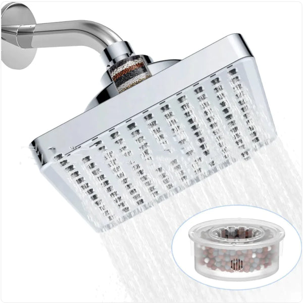 Pressurized Filtered Rainfall Showerhead