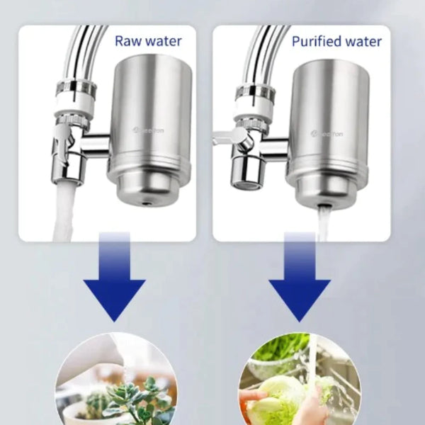 Stainless Steel - Faucet Filter